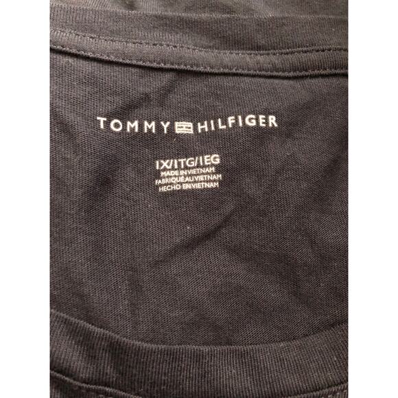 Tommy Hilfiger Women's 1X Short Sleeve Crew Neck T-Shirt Navy NEW - Picture 6 of 6